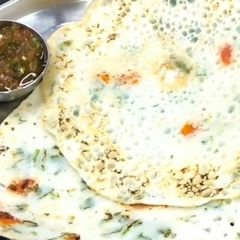 A picture of Chawal ka chilla.