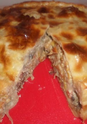 Una foto de Tarta de berenjena