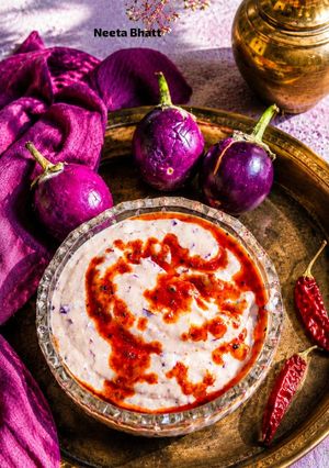 बैंगन का रायता (Tahini) रेसिपी मुख्य फोटो