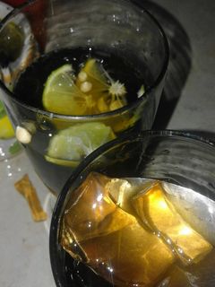 Foto resep lemon tea jelly teh