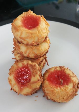 Foto resep Thumprint cookies tanpa oven