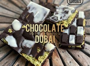 Gambar Chocolate Dubai | Kunafa Pistachio (3 Bahan)