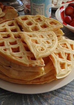 Una foto de Waffles