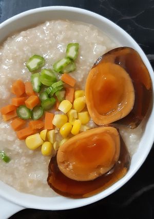 รูปของ โจ๊กทูโทนสามสี "Quick&Easy Oat Rice+Sticky Rice Porridge"