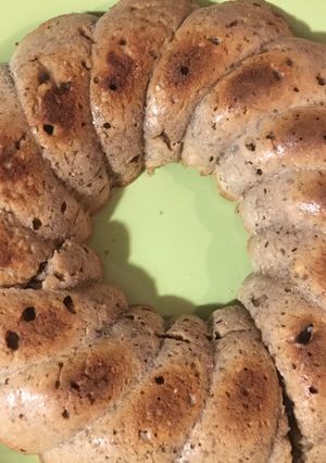 Una foto de Budín de banana, avena y semillas de chía
