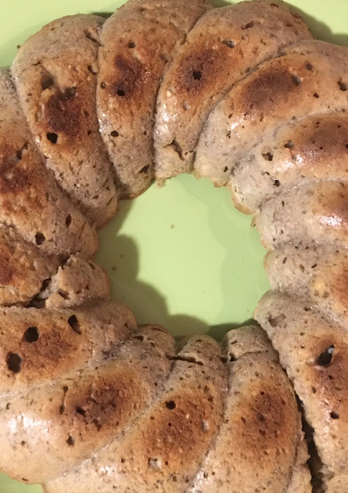 Una foto de Budín de banana, avena y semillas de chía