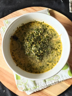 Foto resep Sayur Daun Ubi Tumbuk Takokak