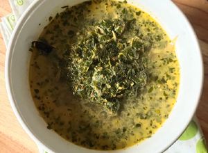 Foto resep Sayur Daun Ubi Tumbuk Takokak