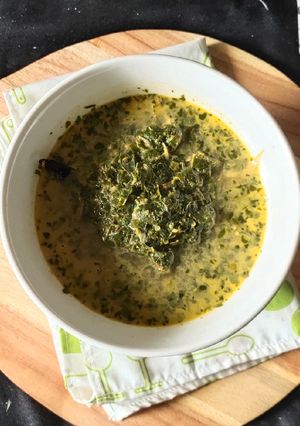 Foto resep Sayur Daun Ubi Tumbuk Takokak