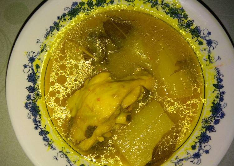 Ayam lempah kuning kedondong rampai ubi