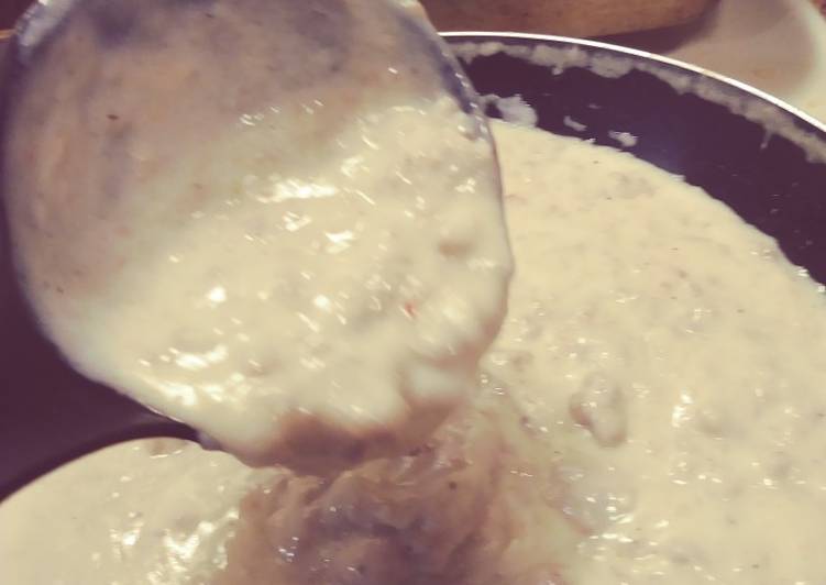 Step-by-Step Guide to Cook Tastefully White country gravy