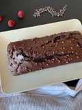 Plumcake cioccolato e lamponi