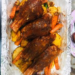 A picture of Baked Lamb.