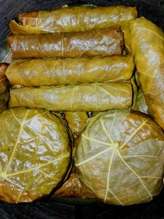 عکسی از دستور دلمه برگ مو