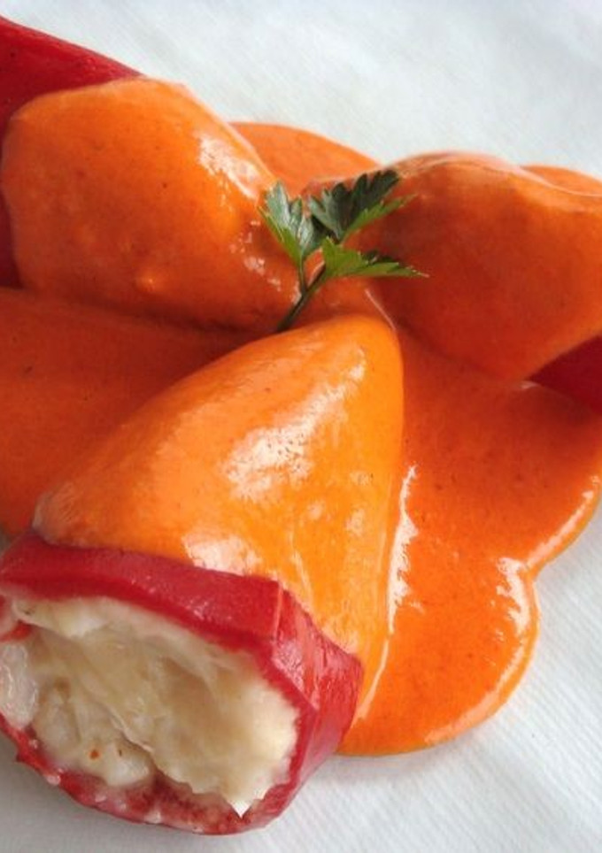Una foto de Pimientos rellenos