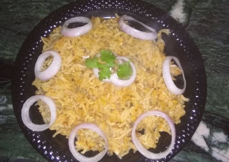 Masoor dal biryani