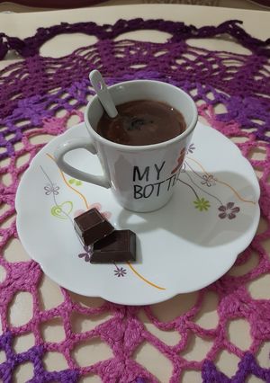 عکسی از دستور هات چاکلت