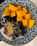 Xôi xoài nếp than (nếp cẩm)