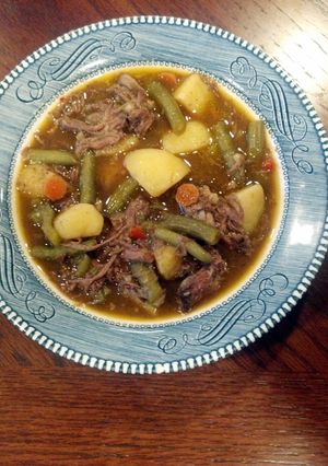 A picture of Leftover Pot roast Stew.