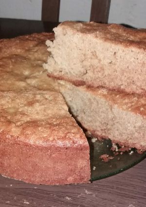 Una foto de Torta de manzana rallada
