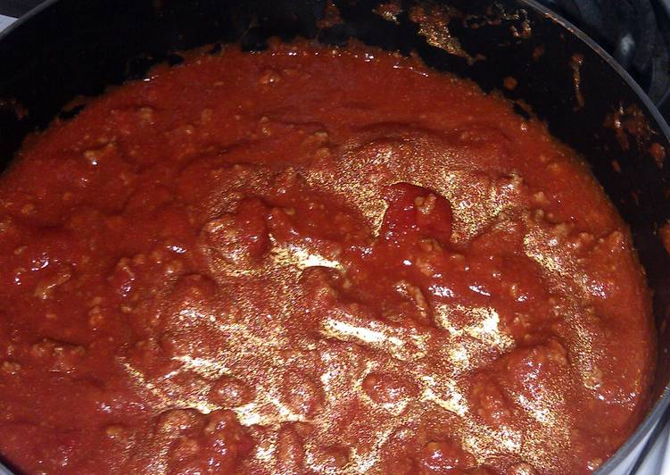 Easiest Way to Make Homemade KCs Spaghetti Sauce