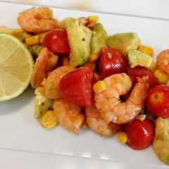 A picture of Warm, Mexican style salad.