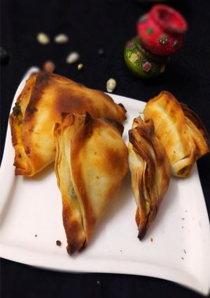 A picture of Baked potato pattice.