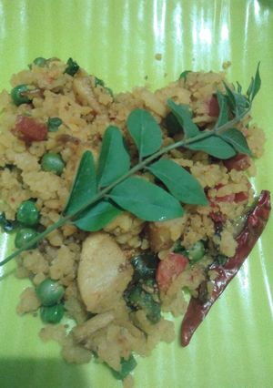 A picture of Power pack breakfast poha.