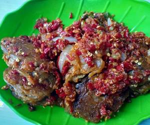 Cara Cepat Terong Goreng Tepung Balado Gurih Mantul