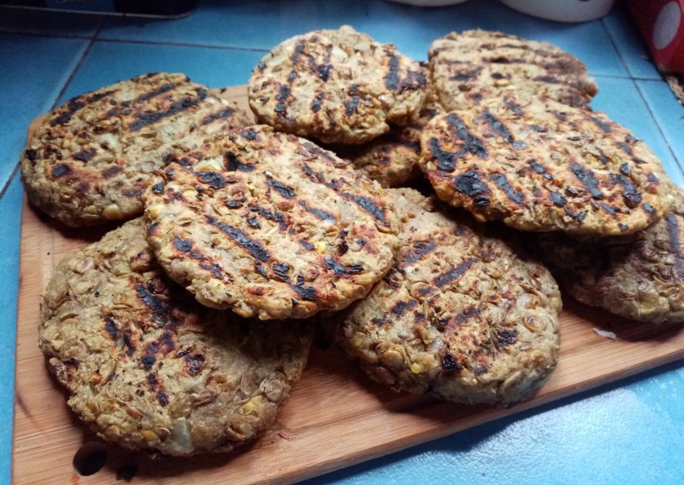 Hamburguesas de lentejas!