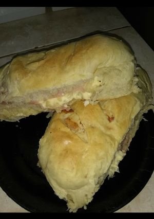 Una foto de Pan con queso y paleta