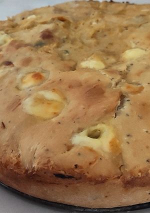 Una foto de Tarta de vegetales con pollo