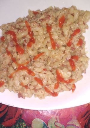 Foto resep Macaroni kornet saos sambel