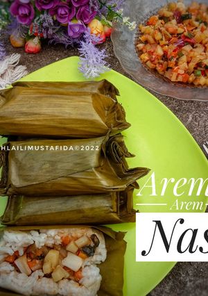 Foto resep Arem - Arem Nasi