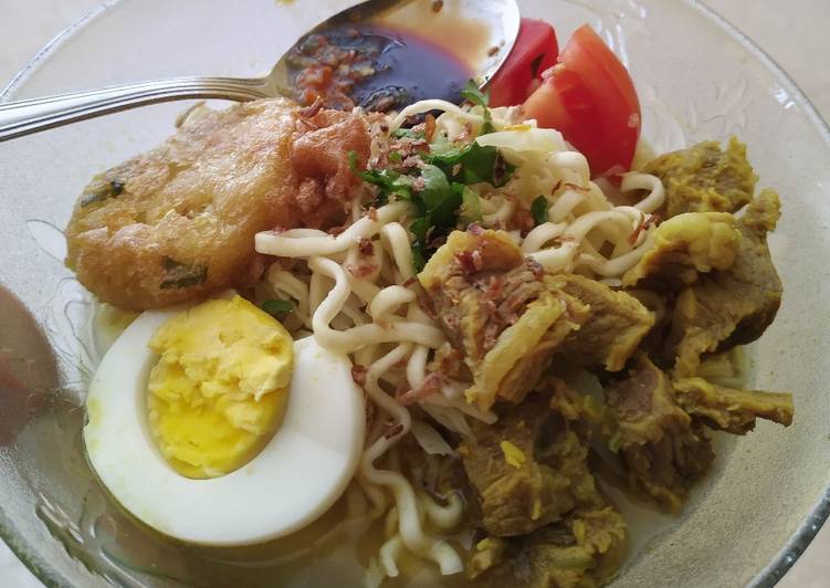 Cara Membuat Soto Mie Daging, Menggugah Selera