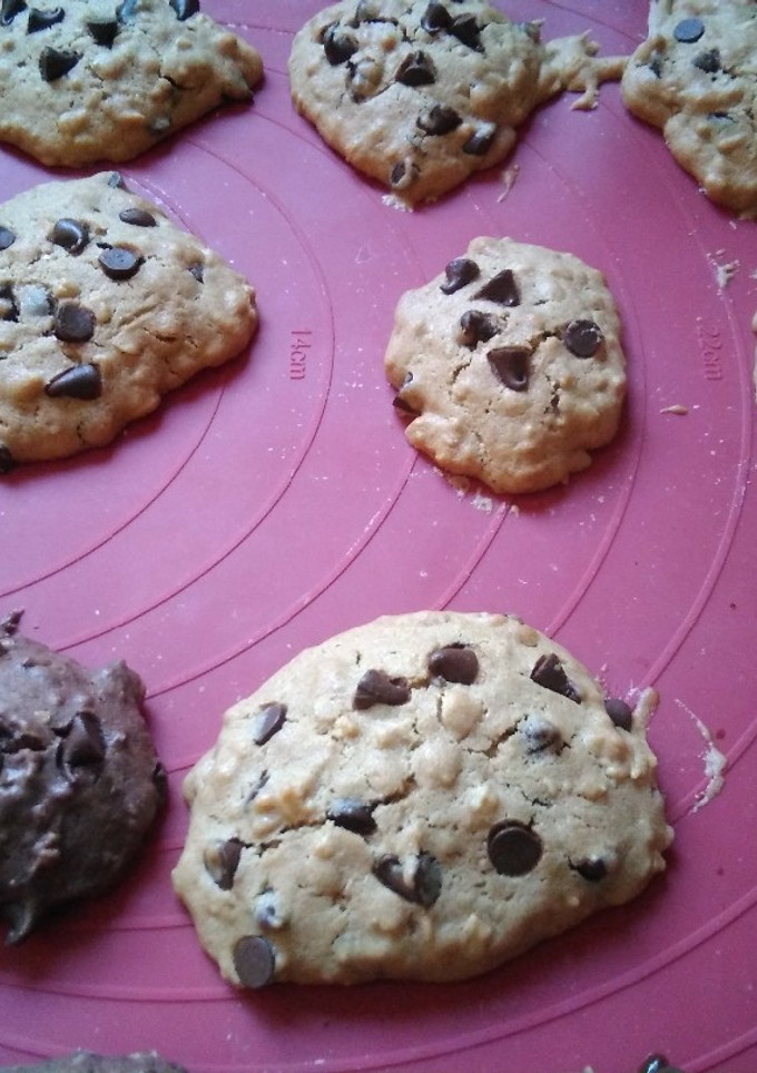 Una foto de Galletas de avena y chocolate
