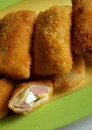 Foto resep Risoles isi telur sosis mayonaise