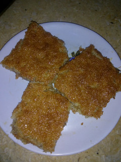 صورة لوصفة بسبوسة