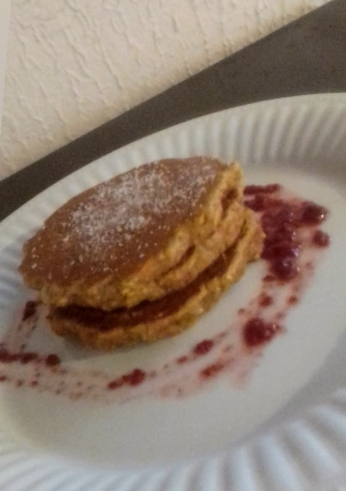 Una foto de Hot cakes de avena y zanahoria 🐰