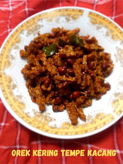 Foto resep Orek Kering Tempe Kacang