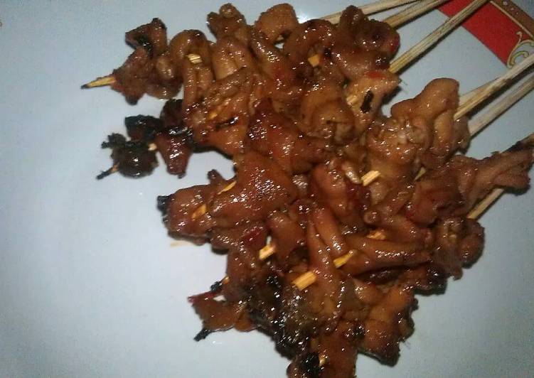 Sate Usus Ayam Gurih Sedap