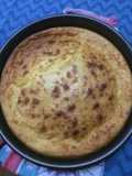 Faina con crema de choclo