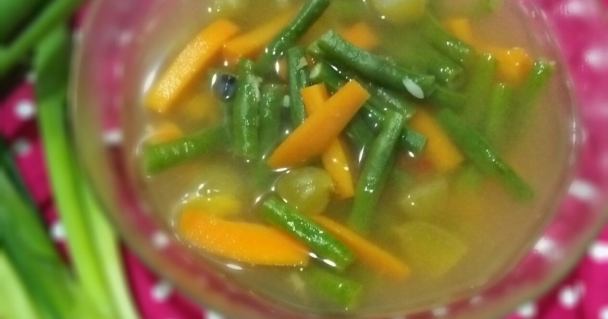 Menu buka puasa hari ke2...sayur asem kacang panjang & wortel