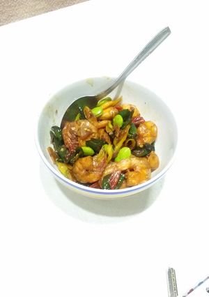 Foto resep Udang Pete Cabe ijo