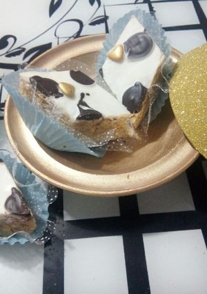 صورة لوصفة حلوى3 طبقات جد لذيذة بدون قالب سهلةومظهرها جميل ❤💓💋💕