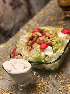 عکسی از دستور سالاد سزار