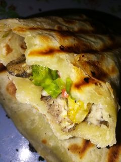 صورة لوصفة طريقة عمل سندويش شاورما الدجاج