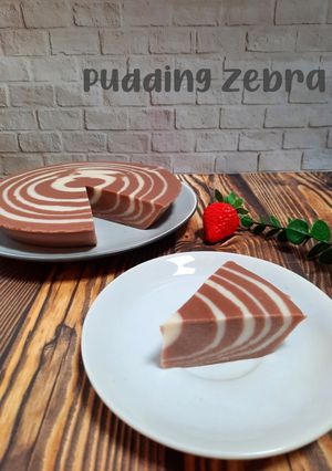 Foto resep Pudding Zebra