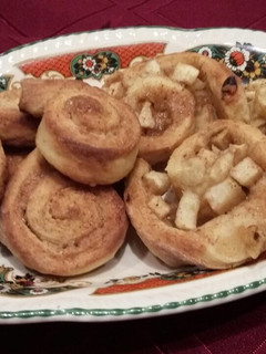 Una foto de Arrolladitos de canela (Cinnnamon rolls)