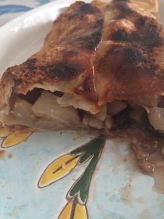 Una foto de Strudel de pera veloz